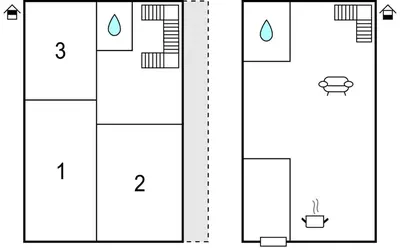 Grundriss der Unterkunft Gorgeous Home In Waldthurn With Wifi