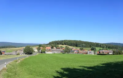 Naturlandschaft in der Nähe des Ferienhauses