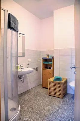 Ein Badezimmer in der Unterkunft Ferienwohnung Reinhold