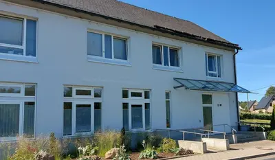 Das Gebäude in dem sich die Ferienwohnung befindet