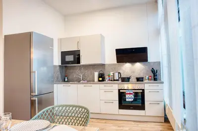 Küche/Küchenzeile in der Unterkunft Urban Suite