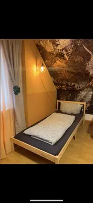 Ein Bett oder Betten in einem Zimmer der Unterkunft Casa Frida- Charmante Wohnung mit Parkplatz nähe Bayreuth
