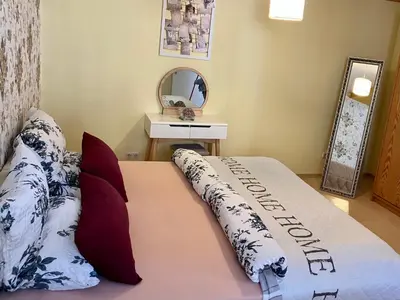 Ein Bett oder Betten in einem Zimmer der Unterkunft FestspielNest Bayreuth