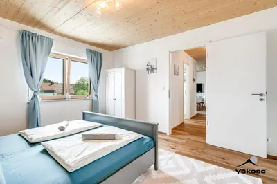 Ein Bett oder Betten in einem Zimmer der Unterkunft Fishermans Friend