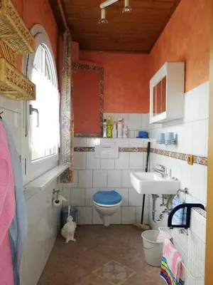 Ein Badezimmer in der Unterkunft Villa Lindenpark