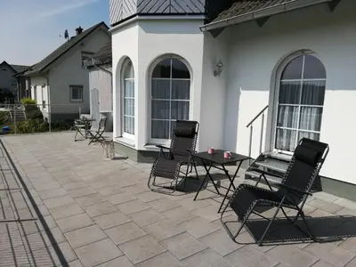 Das Gebäude in dem sich die Ferienwohnung befindet