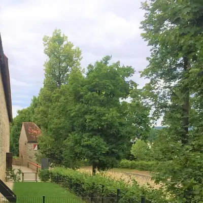 Ein Garten an der Unterkunft Falkner Turm