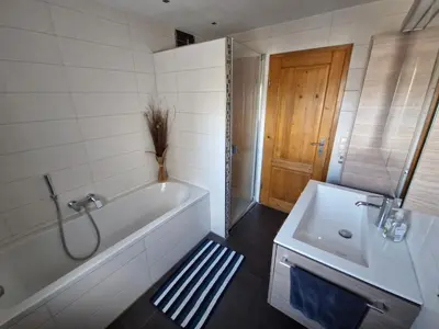 Ein Badezimmer in der Unterkunft Ferienwohnung Klaus Siegritzberg