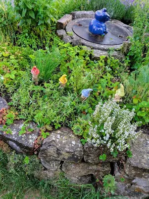 Ein Garten an der Unterkunft Ferienwohnung Klaus Siegritzberg