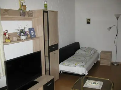 Ein Bett oder Betten in einem Zimmer der Unterkunft Haus Steinwaldblick