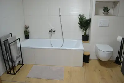 Ein Badezimmer in der Unterkunft Ferienwohnung Sonneneck