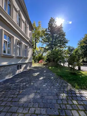 Das Gebäude in dem sich die Ferienwohnung befindet