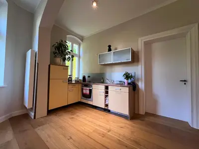 Küche/Küchenzeile in der Unterkunft NEU! Vogtland Herberge Auerbach 3 Gäste und Baby
