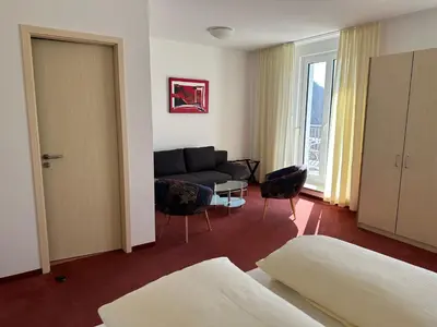 Ein Bett oder Betten in einem Zimmer der Unterkunft GER-Haus
