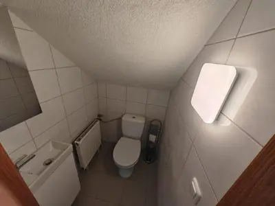 Ein Badezimmer in der Unterkunft Appartement am Bach