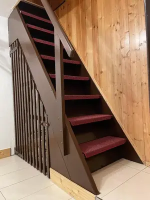 Grundriss der Unterkunft Spirkenhütte Fichtelberg - Ferienhaus bis 6 Personen - mit Sauna - am Fichtelsee