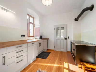 Küche/Küchenzeile in der Unterkunft Ferienhaus Mitterauerbach - Altes Mesnerhaus