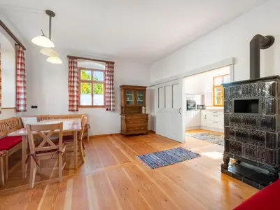 Küche/Küchenzeile in der Unterkunft Ferienhaus Mitterauerbach - Altes Mesnerhaus