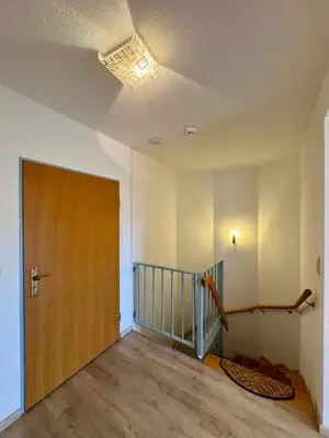 Ein Bett oder Betten in einem Zimmer der Unterkunft Stilvolle Erholungsoase am Berg, Ruhig & modern - Elli M18 - Frankenwald Apartments