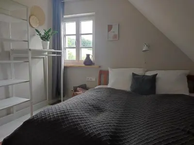 Ein Bett oder Betten in einem Zimmer der Unterkunft Kleine Auszeit Ahorntal