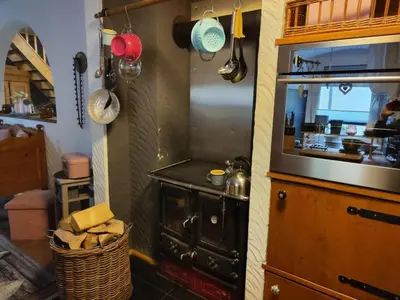 Küche/Küchenzeile in der Unterkunft NEU! Ferienwohnung Böhm Oberfranken