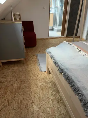 Ein Bett oder Betten in einem Zimmer der Unterkunft Doppelzimmer mit Bad im Seminarhaus Sissy Baumann