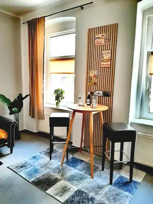 Ein Sitzbereich in der Unterkunft 4RELAX - Praktisch und bequem, 4 Betten, zwei Zimmer