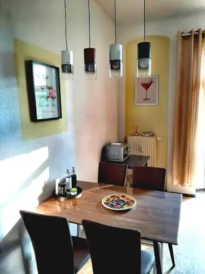 Ein Sitzbereich in der Unterkunft 4RELAX - Praktisch und bequem, 4 Betten, zwei Zimmer