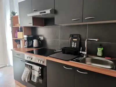 Küche/Küchenzeile in der Unterkunft 4RELAX - Praktisch und bequem, 4 Betten, zwei Zimmer