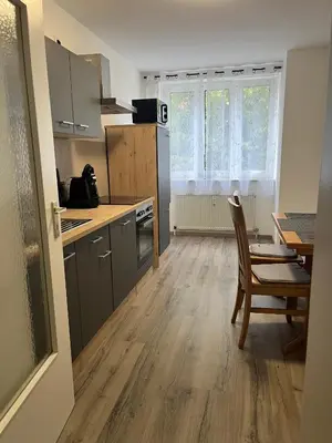 Küche/Küchenzeile in der Unterkunft Hölderlin Apartment