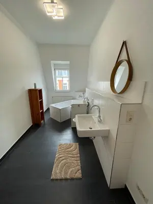 Ein Badezimmer in der Unterkunft Schönes Apartment mit Infrarot Sauna und Balkon 