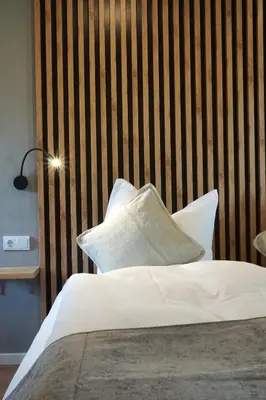 Ein Bett oder Betten in einem Zimmer der Unterkunft Panorama Apart Fichtelberg