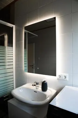 Ein Badezimmer in der Unterkunft Suite 13 Natur grün mit 2 Zimmer