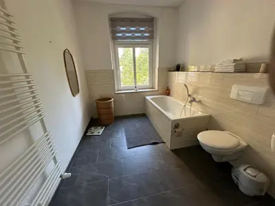 Ein Badezimmer in der Unterkunft Schöne 3 Schlafzimmer Wohnung Philipp1