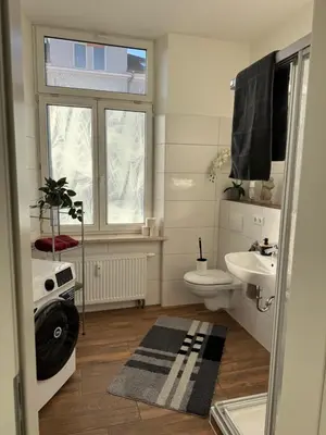 Ein Badezimmer in der Unterkunft FeWo Vermietung Plauen