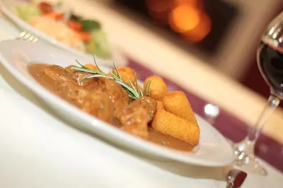 Essen im Hotel oder in der Nähe
