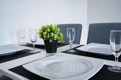 Getränke in der Unterkunft Ferienwohnung Klinikblick