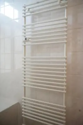 Ein Badezimmer in der Unterkunft Ferienwohnung Klinikblick