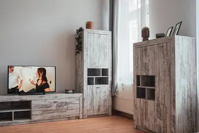 TV/Unterhaltungsangebot in der Unterkunft Ferienwohnung Klinikblick