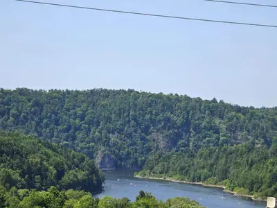 Naturlandschaft in der Nähe des Ferienhauses