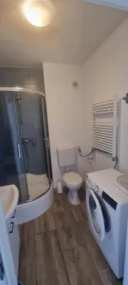 Ein Badezimmer in der Unterkunft Arzberger Monteurapartment