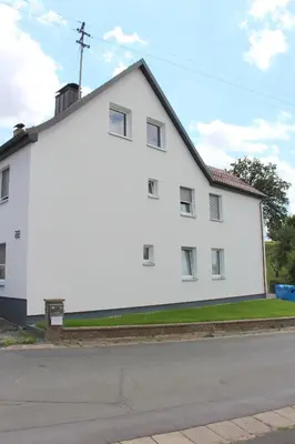 Das Gebäude in dem sich die Ferienwohnung befindet