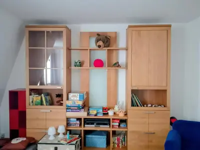 Die Bibliothek in der Ferienwohnung