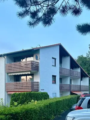 Das Gebäude in dem sich die Ferienwohnung befindet