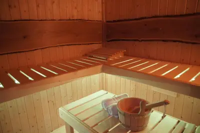 Grundriss der Unterkunft Chalet Auszeit im Schönseer Land