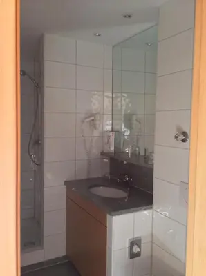 Ein Badezimmer in der Unterkunft Gasthof Hotel Bauer