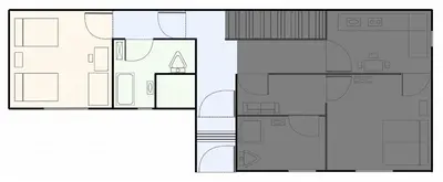 Grundriss der Unterkunft Family Apartment Bayreuth Festspielhaus