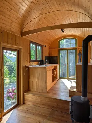Küche/Küchenzeile in der Unterkunft Tiny House - Natur und Komfort
