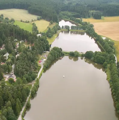 Naturlandschaft in der Nähe des Ferienhauses