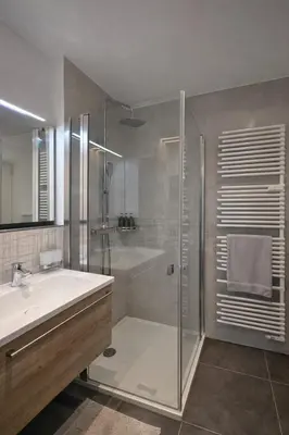 Ein Badezimmer in der Unterkunft ErzZeit Urlaub mit Weitblick